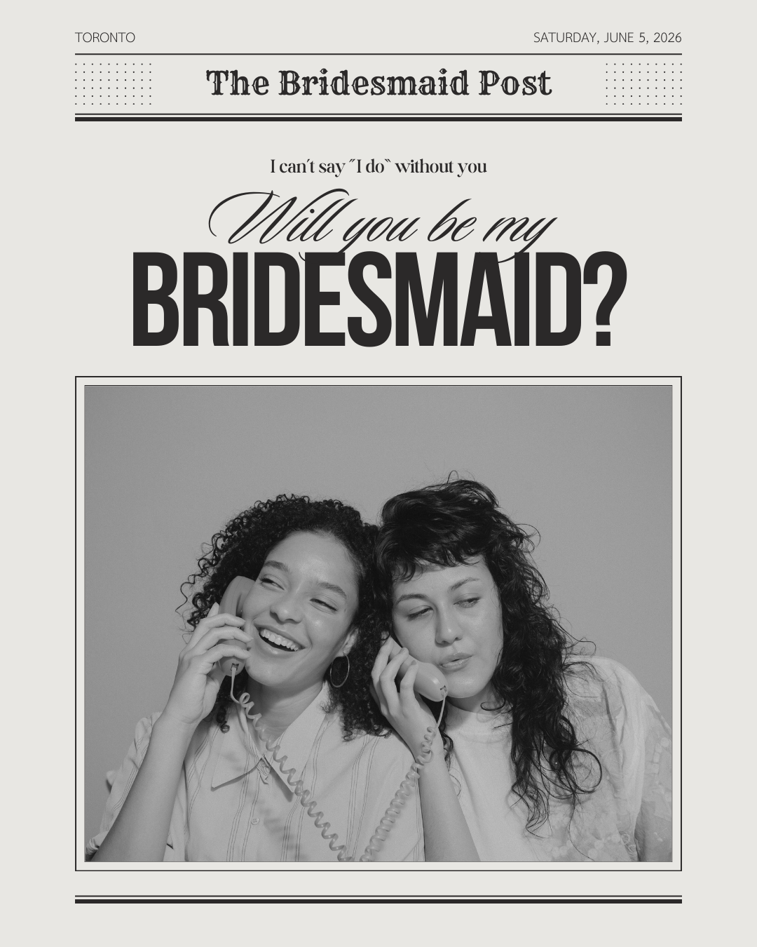 Custom Newspaper Photo Print